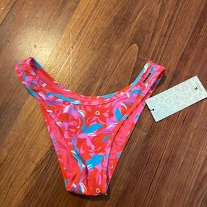 Fiona High Rise Modest Bottoms - tropical tango